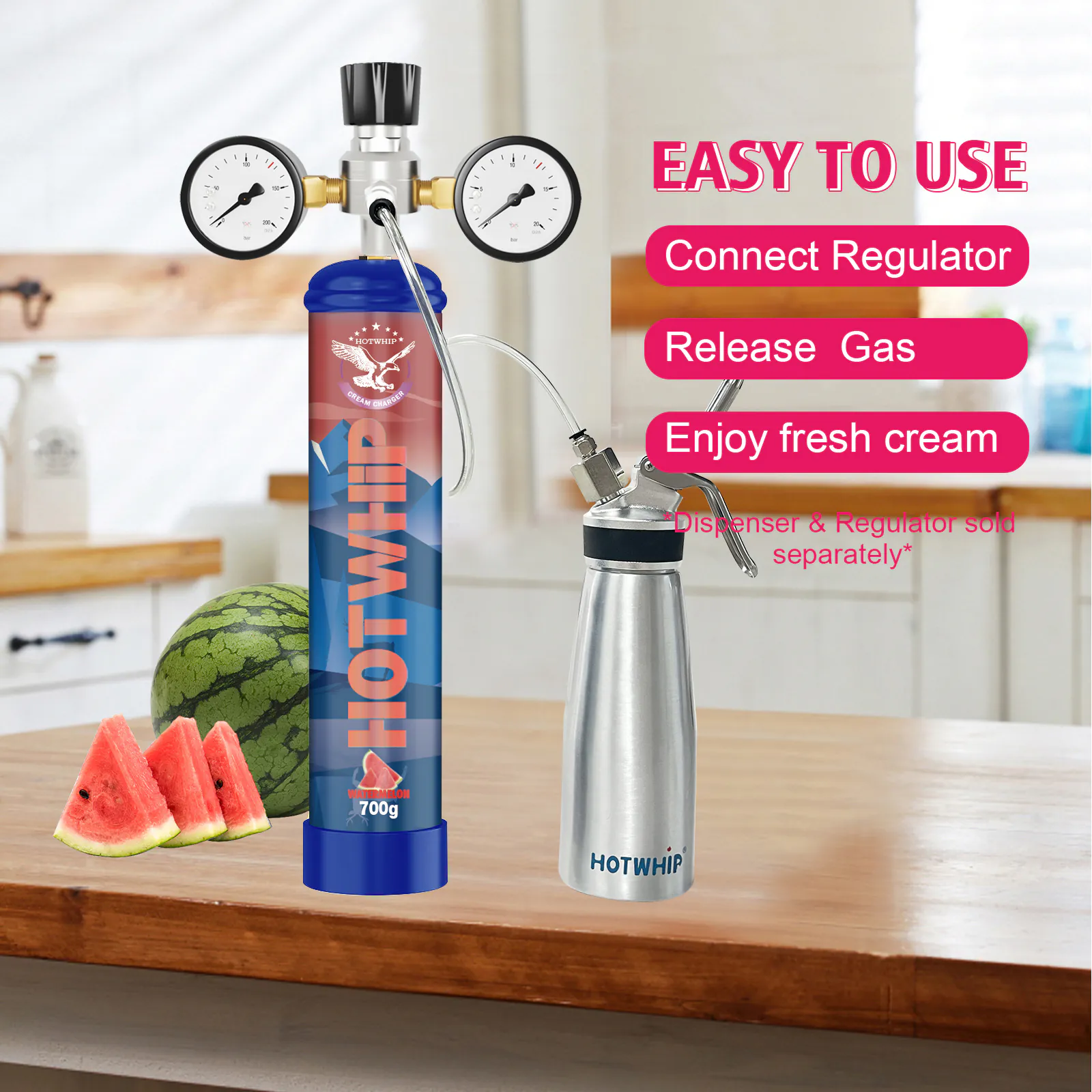 Alcohol Whipped Cream tank Watermelon flavor Alcohol Whipped Cream tank Watermelon flavor